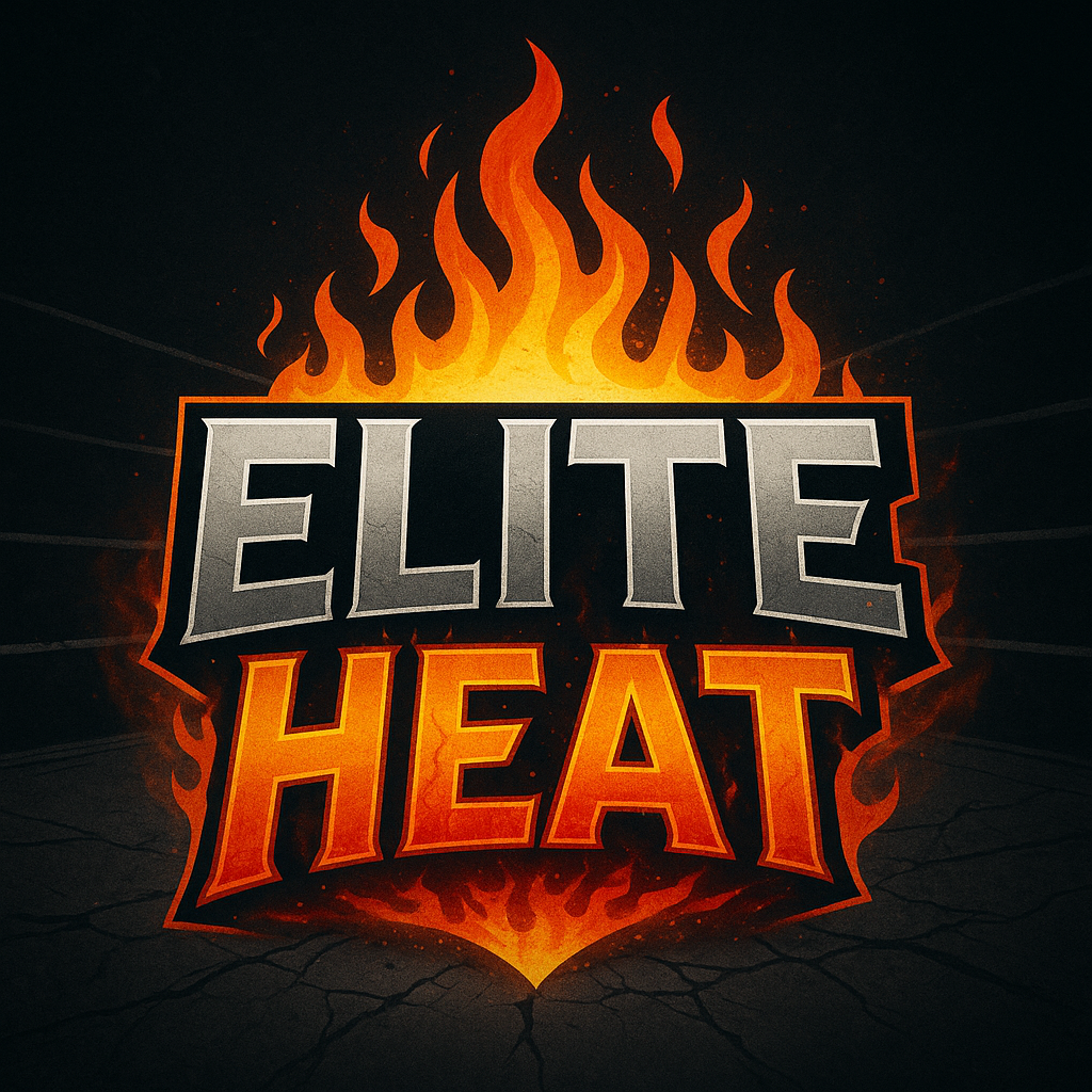 Elite Heat wrestling podcast logo